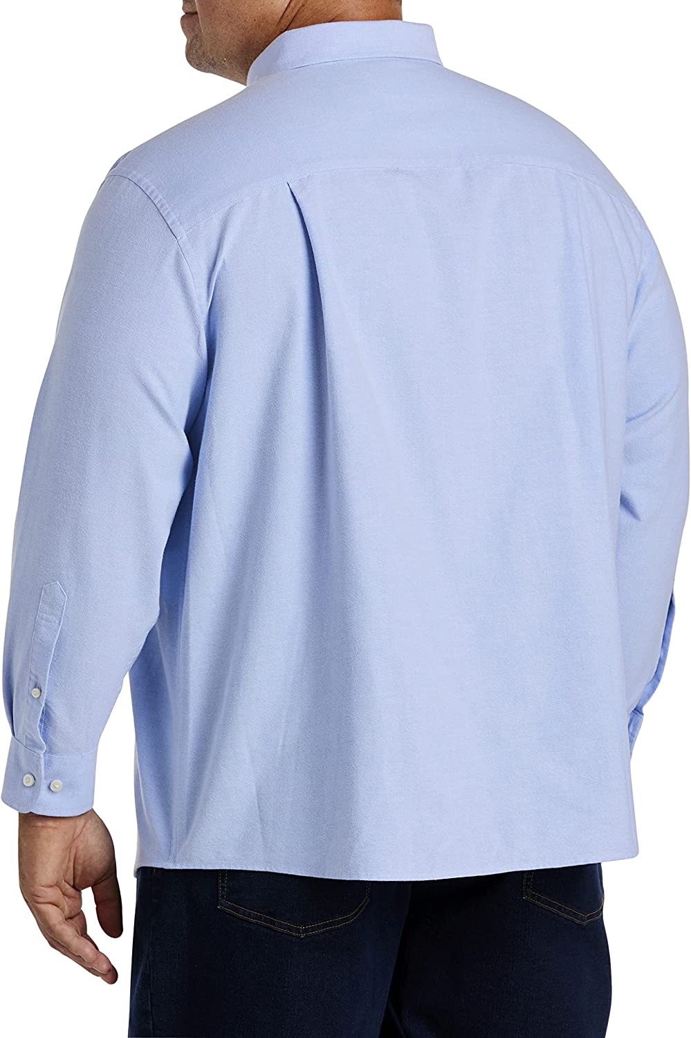 DXL Big & Tall Essentials Men's Oxford Sport Shirt | Long-Sleeve Button Down Shirt - Image 7